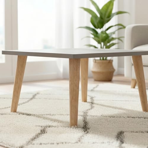Pieds de canapé en bois naturel de chêne 25 cm pour lit et table - 7
