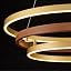 Walnut Wood Gold Round