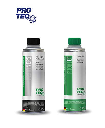 PRO Tec Nano Engine Protect & Seal 375 ml. + PRO Tec Engine Flush 375 ml. + n. 1 Deodorante MYTOS in Omaggio (Gusti Vari)