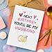 MOCO PAPER Romantic Birthday Cards For Boyfriend, Funny Fiance Birthday Cards, Next Birthday You'll Be My Husband, Romantic Happy Birthday Card For Boyfriend Partner Future Husband