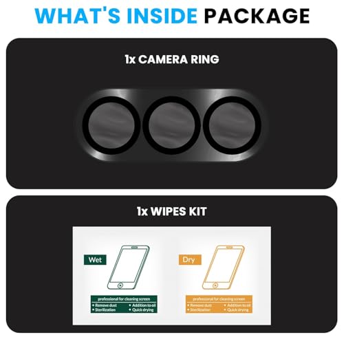 Image of HPTech Back Camera Lens Protector for OnePlus Nord 5 - Premium Tempered Glass, Anti-Scratch, Ultra-Clear, Bubble-Free Easy Installation (1 Pack)