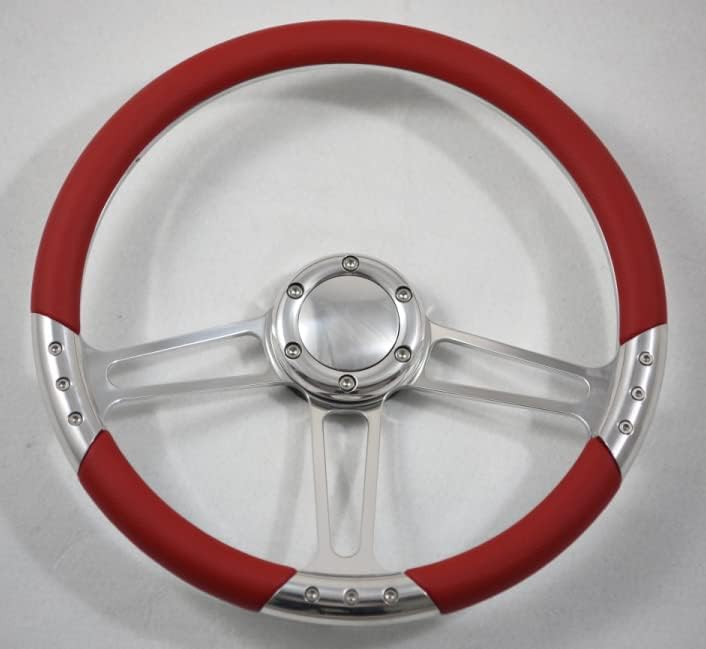 品質は非常に良い MOC-ONブラック 14インチ ビレット アルミニウム 9穴