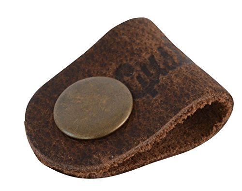 Gusti Leder studio Funda de Piel Cable Clips 7-Pack Buffalo Piel Auriculares Cables de computadora Cables Organizador Marrón 2 A27  26  3
