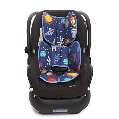 Protetor Capa para bebê conforto Modelo Universal Momis Petit Espaço, Momis Petit, Colorido, Univers