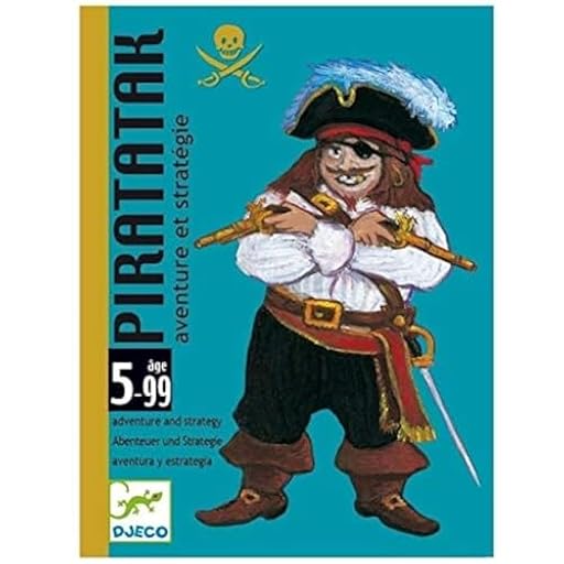 DJECO Juego Infantil de Cartas PIRATATAK Juego de Estrategia Niños Mayores de 5 años. | Ya disponible en tu tienda friki favorita! En mundofriki.es!