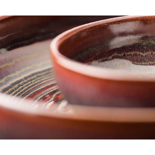 Santo Tropical Coupe Plate 7inch / 17.5cm, Brown, 17.5 centimeters - Image 4