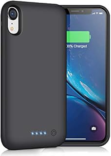 Battery Case for iPhone XR,Trswyop 6800mAh Portable Charging Case for iPhone XR Rechargeable