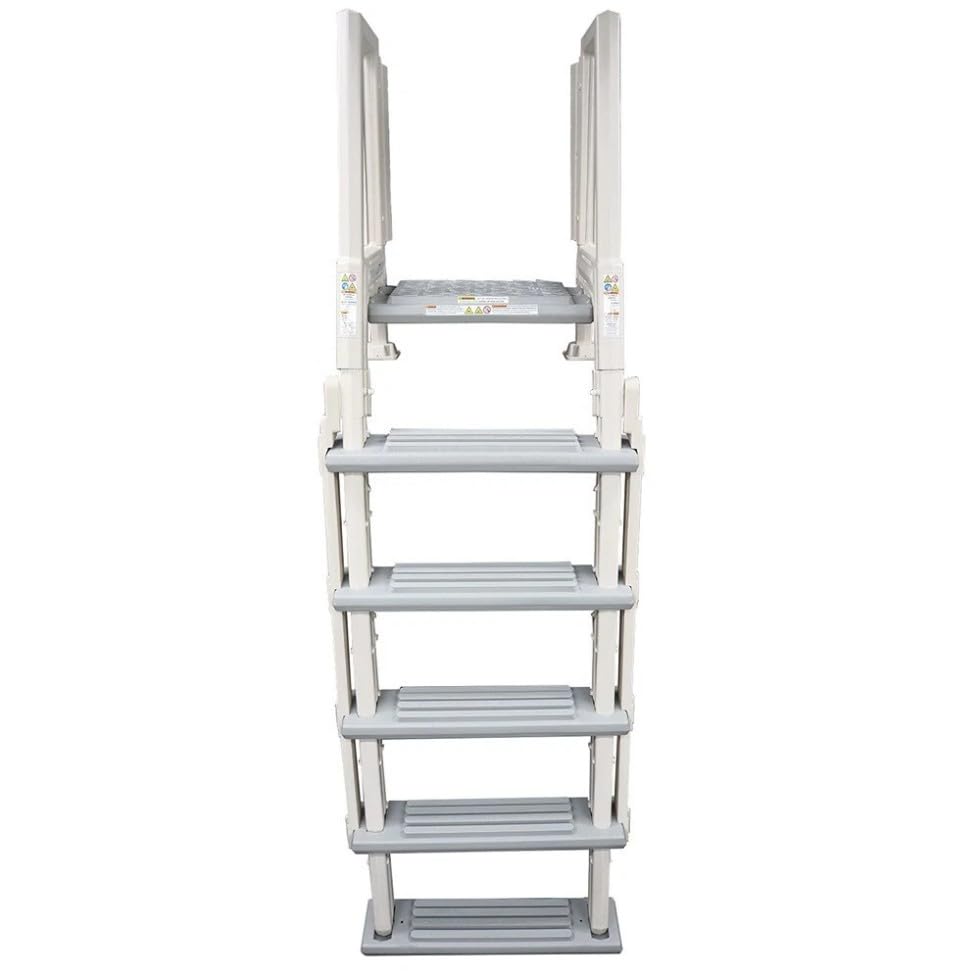 Escalera para piscina de superficie 18" ancho, 74" alto miniatura 2