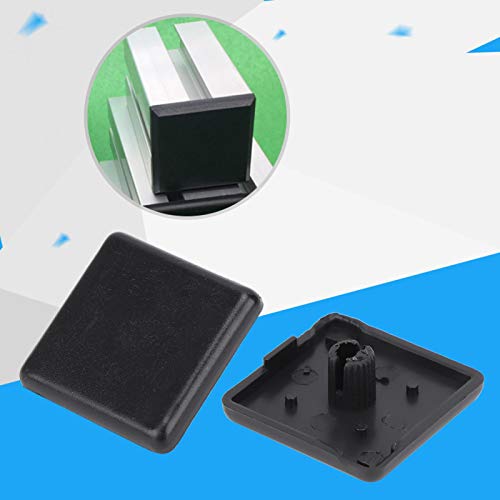 Image of 50pcs Plastic ABS Accessories End Black for EU Aluminum 2020 3030 4080 Nylon Endcap(EU Standard 3030), Other Attachments, Biscuits Plugs Aluminum End Plug endcap-Beauty