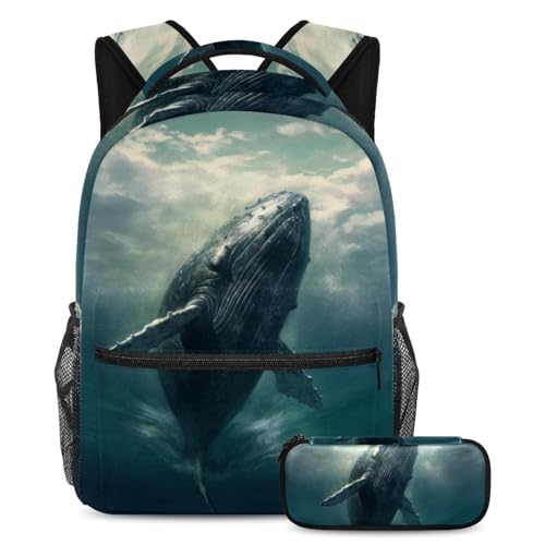 Trousse et sac à dos baleine requin pour offrir une rentrée magique