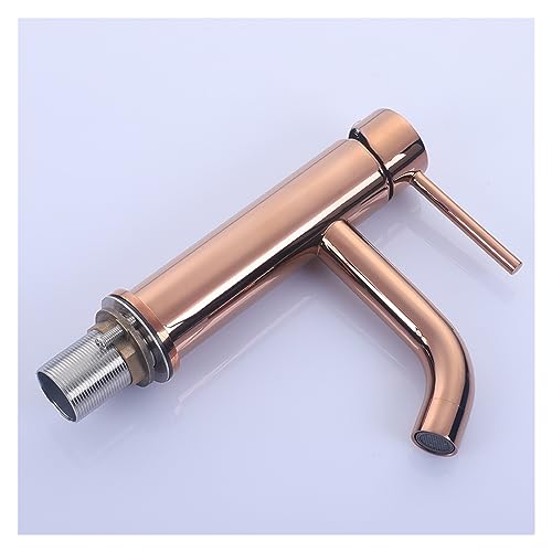 Robinet laiton noir mat anti-trace pour lavabo eau chaude et froide