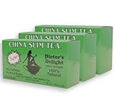 3 Pack of China Slim Tea Super Slim Dieter's Delight All Natural 18 Tea Bags