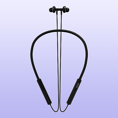 Image of Zebronics Zeb Yoga N1 Wireless Neckband with 50ms Low Latency Gaming Mode, 20H Backup, Voice Assistant, Splash Proof, BT v5.2, Type C, Dual Pairing and Call Function (Black)