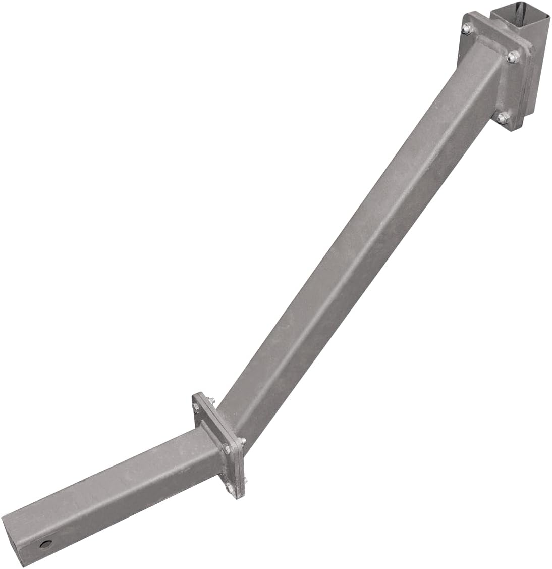 MAXXTUFF UTV, ATV & Truck Spreader Conversion Bracket, Heavy-Duty Steel 2-Inch Receiver Hitch Mount ATV Spreader Manual & Electronic Feed Gate Models, Angled Design
