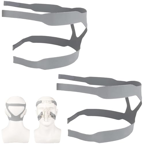 VINLINSKY 2�p�b�N ���j�o�[�T�� CPAP �t���t�F�C�X�}�X�N �w�b�h�M�A �����p�A�N�Z�T���[ CPAP�p�i CPAP�x���`���[�^�[�p�������i�w�b�h�M�A(�}�X�N�Ȃ�)(2�O���[)