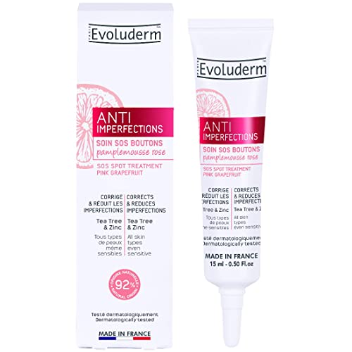 Evoluderm - Soin SOS Boutons Anti-Imperfections - 15 ml - Fabrication Française Cover