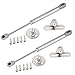 LYTIVAGEN 2Pcs Molle a Gas in Lega di Zinco Ammortizzatori A Gas con Viti Gas Porta dell'armadio Pistone a Gas per Ante dei Mobili della Cucina (100N, Argento)