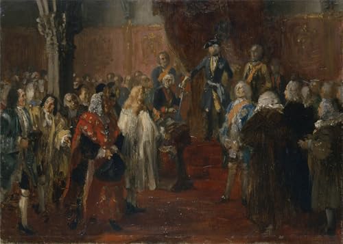 Graffiti Art Mural et Design: Affiche Décorative Adolph Menzel, Toile Salon 60x90cm