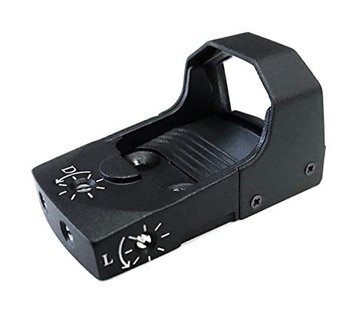 Ade Advanced Optics Mini RD3-006x Green Dot Reflex Sight for Ruger SR9,SR9C,SR40C,SR40,SR45 Pistol Mounting Plate That Replace Rear Sight