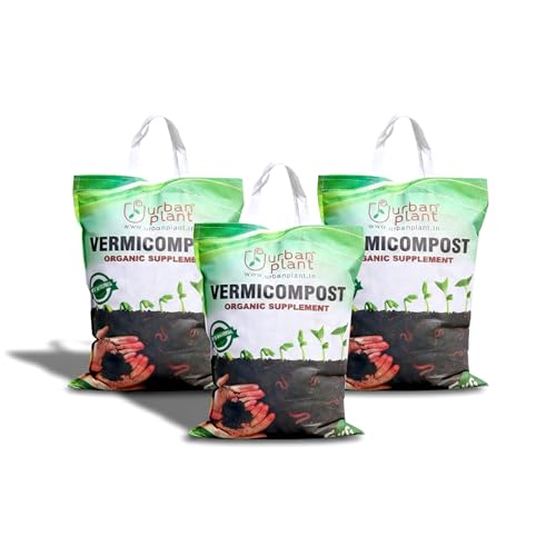 Image of Urban Plant Pure Vermicompost | Fertilizer For Plant | Vermicompost for Boosting Plant Growth (15 Kg)