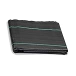 ANSIO Heavy Duty Weed Membrane 2M x 5M – Garden Weed Control Fabric, UV Stabilised Ground Cover, Breathable Landscape Fabric for Patios, Flower Beds, Driveways & Landscaping