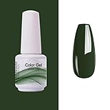 Clou Beaute Gelpolish 15ml Soak Off UV Led Gel Polish Lacquer Nail Art Manicure Varnish Color Army Green 1436