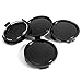 NCUIXZH 4PCS Sin Logotipo 75MM Tapas de Cubo de Centro de Rueda de Coche ， para Mercedes Benz ABCE CLA CLC CLS CLK Clase Tapa de Cubo de llanta Ajuste 65 mm Pegatina