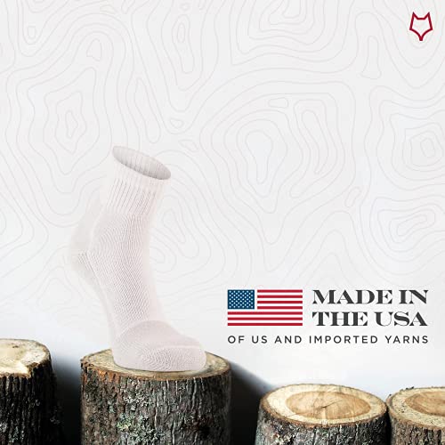 Fox River Wick Dry Athletic Heavyweight Sport Quarter Crew Socks (2 Pair Pack)2