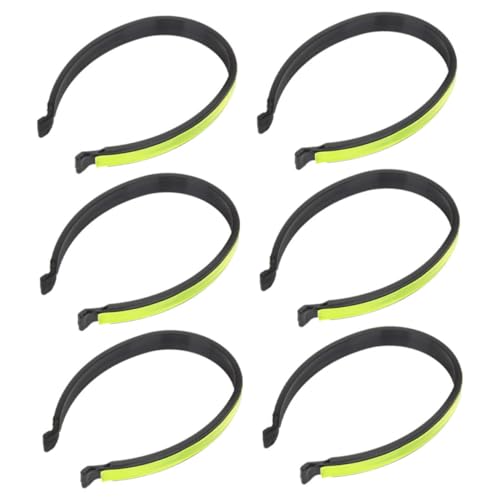 Toyvian 3pairs Reflective Cycling Trouser Clips Leg Safety Bands for Cyclists Quick Installation Lightweight Design Enhanced Nighttime Visibility Prevents Wear and Tear