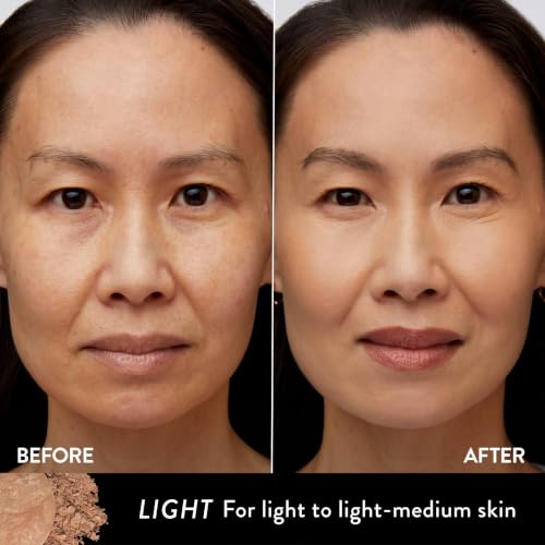 LAURA GELLER NEW YORK Award-Winning Baked Balance-n-Brighten Color Correcting Powder Foundation – Handmade in Italy – Buildable Coverage, Matte Finish – For Mature & Sensitive Skin – 03 Light - Image 3