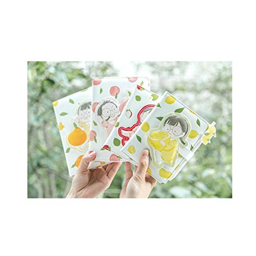 Cuadernos Color de paginación de Cuero, Premium Papel Grueso, Hardcover Diario, 120 Hoja, Surtido de Colores sólidos, for la Escuela Infantil en el hogar blocs de Notas (tamaño : 4 Packs A5+A6)