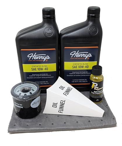 Kit de cambio de aceite Henry's SAE 10W-40 con filtro y tratamiento