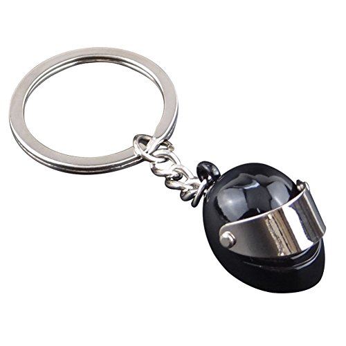 Preisvergleich Produktbild jingyuu Schlüsselanhänger Schwarz Legierung Schlüsselanhänger Anhänger Legierung Schlüsselanhänger Anhänger für Schlüssel