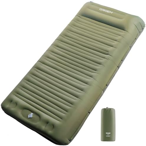 Origem Esterilla Camping Autoinflable 14 cm con Almohada
