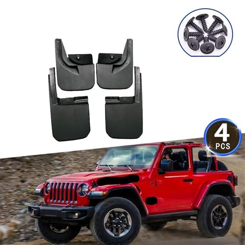 Garde-boue Jeep Wrangler JL durables pour protection de roue