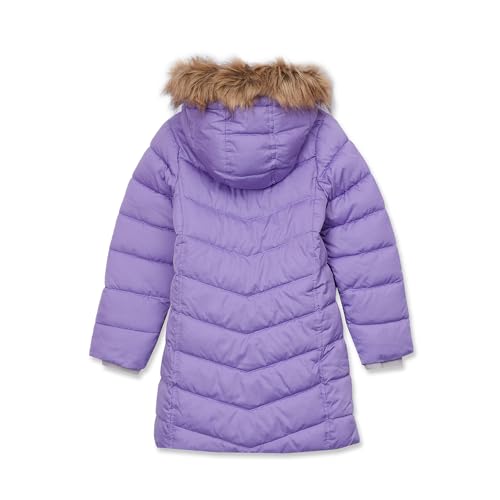 Lands' End Girls Fleece Lined Parka Medium Light Plum2