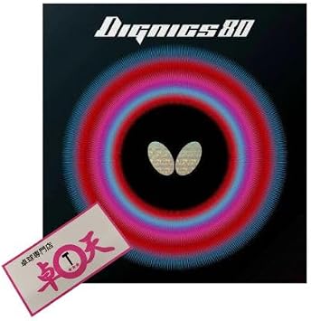 Table Tennis Rubber Table Top Sticker OP Butterfly Dignics 80