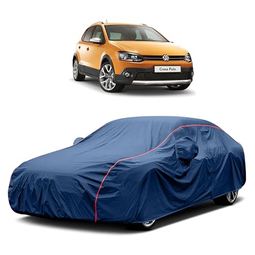 Image of Heavy-Duty Car Cover for Compatible with Volkswagen Polo (2010 to 2025 All Models) Deluxe Car Protection Cover ? Waterproof & UV-Resistant All-Season Exterior Protection