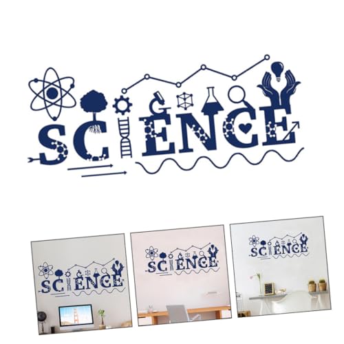 Vinilo decorativo ciencia 99x42 cm adhesivo para pared miniatura 7