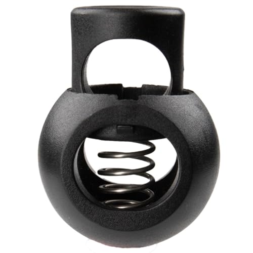 Paracord Planet Extra Large Spring-Loaded Plastic Cord Locks – Fits Up to 5/8 Bungee Cord, Utility Ropes, & Crafting Cords