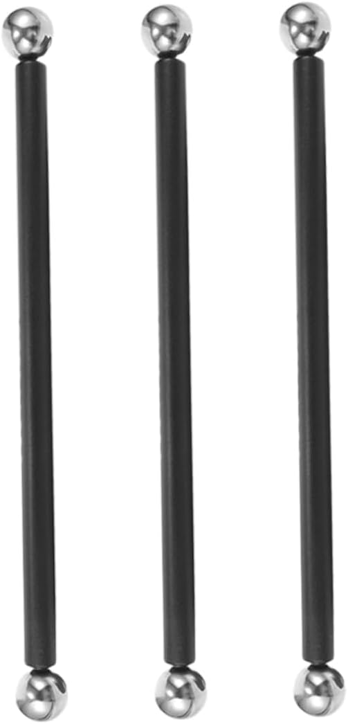 Levemolo 3pcs Outdoor Lamp Post Arm Rest Handle Replacement Flag Holder Cross for Garden Use