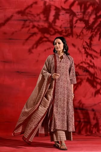 Image of Kurta Set For Women || Women Kurta Set || 3pic Kurta For Women (Kurta 53-81-87)