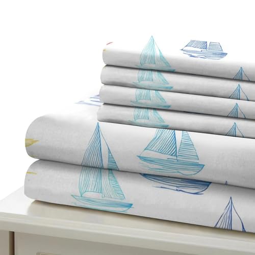 Housse de couette voilier légère et confortable avec fermeture éclair invisible - 7