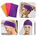 BESPORTBLE 3pcs Wide Elastic Knotted Sports Headbands for Women – Fashion Yoga Workout Hairbands in Yellow, Purple, and Rose Red – Running and Athletic Hair Accessories