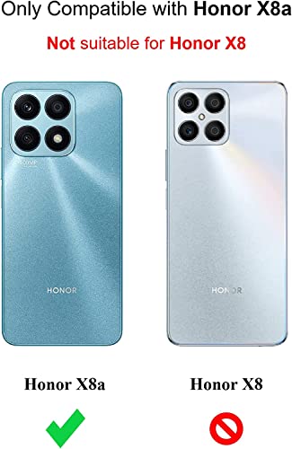 PIXFAB For Honor X8A 4G Leather Phone Case, Magnetic Closure Full Protection Book Folio Design - Image 2