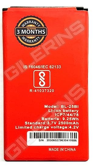 Image of Original BL-25BI Battery for Itel It5600 / 5600 / It5606 / 5606 / Itel Power 400 / It5620 / 5620 / It5616 / 5616 / It5622 / 5622 / It5602 / 5602 / BL-25BI Battery with 3 Month Warranty***(G27)