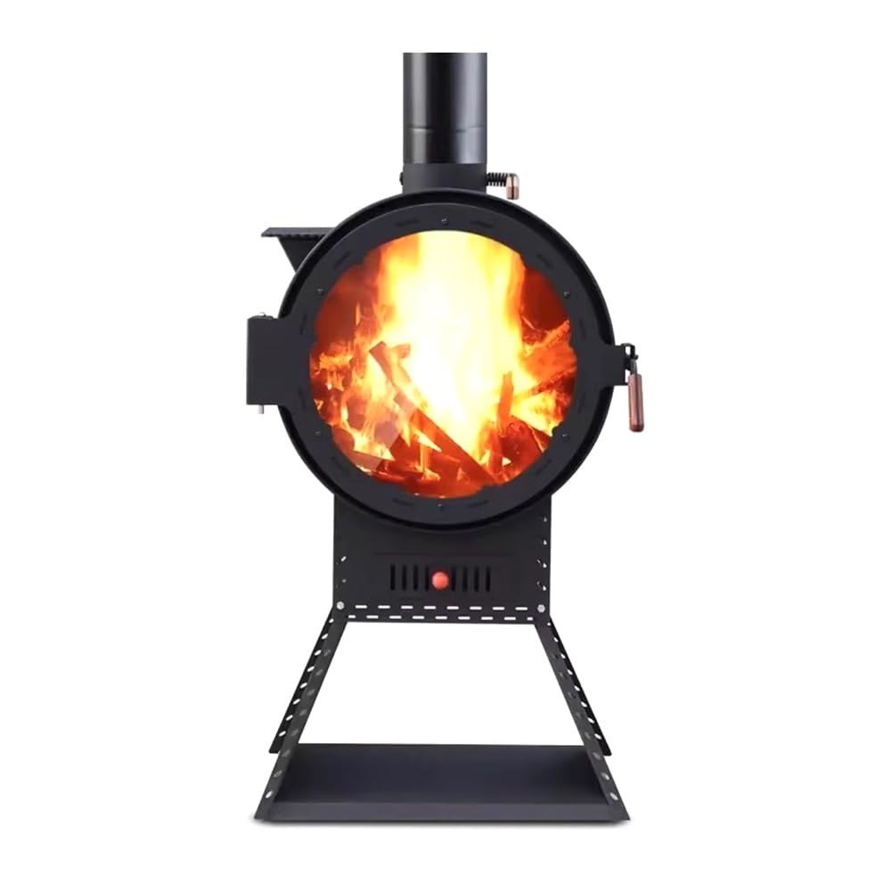 wood stove, camping wood stove Wood-burning Fireplace Real Firewood Heating Stove View Match Wheel Roasted Homestay