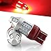 Red Flashing Strobe Blinking Rear Alert Safety Brake Tail Stop High Power LED Light Bulbs (7443)
