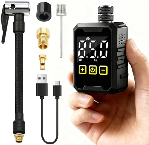 Mini Bike Tire Air Pump, 150 Psi High Pressure Pump with Presta a...