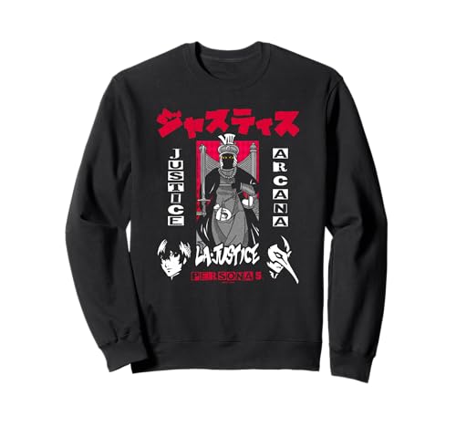 Persona 5 Justice Arcana with Kanji RPG Video Game Sweatshirt